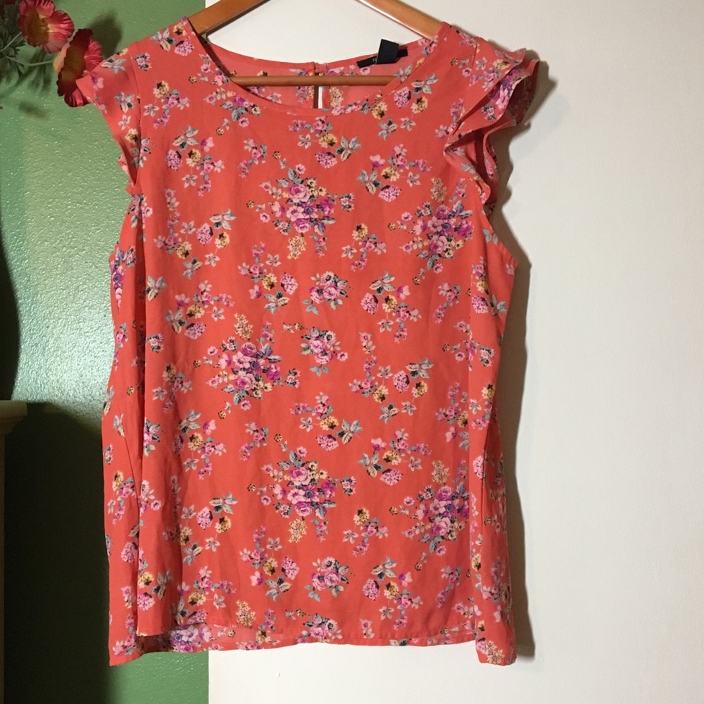 Cute Forever21 Floral Blouse